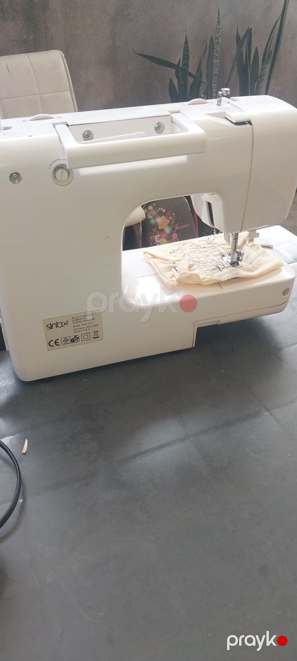Sinbo SSW-813 çoxfunksiyalı ev tikiş maşını demək olar ki işlənməyib — Tikiş və işəmə maşınları, Bakı (3)