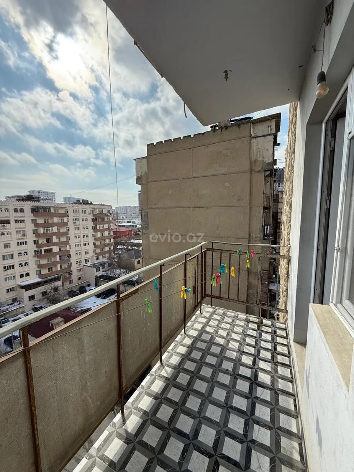 Kirayə 2 otaqlı mənzil Yeni Yasamal qəsəbəsində — Mənzil, Bakı (8)