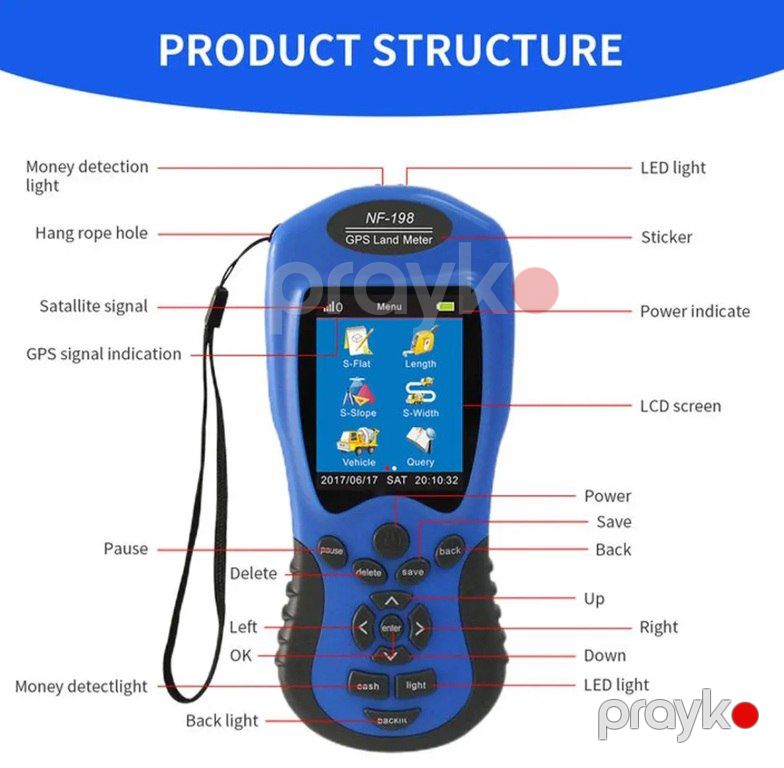 GPS metr "Noyafa NF-198" — Təmir və inşaat, Bakı (4)