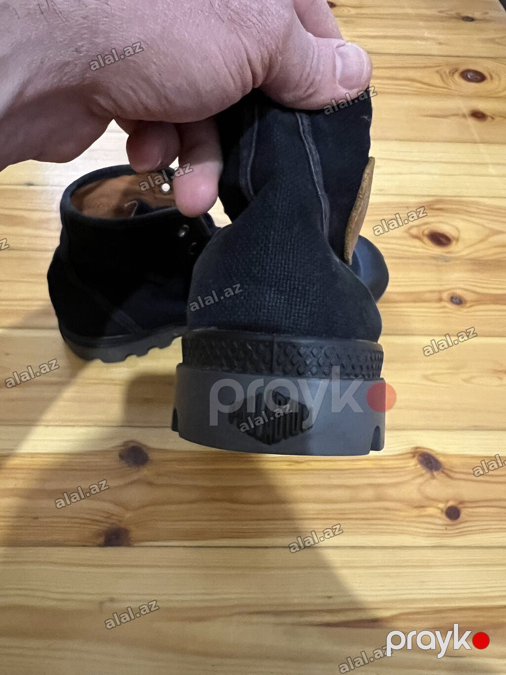 Palladium Pampa üslubunda uniseks kanvas botlar - Rəng: qara (daxili — Təlim, kurslar, Bakı (3)