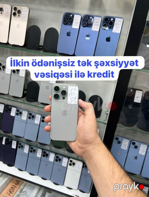 Apple iPhone 15 Pro Natural Titanium 256GB/8GB — Bakı
