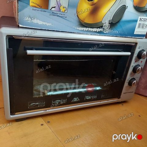 Hoffmann elektrik mini soba - Stolüstü, şüşə qapılı elektrik soba — Bakı