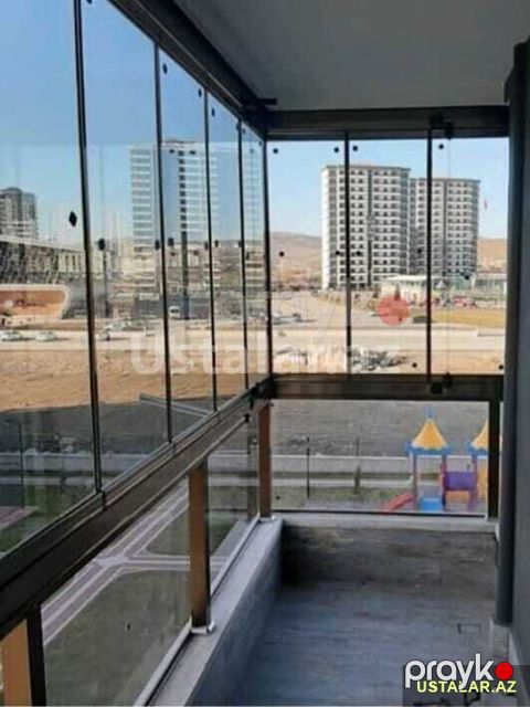 Şok Endırımlı Plastik qapı və pəncərə — Bakı