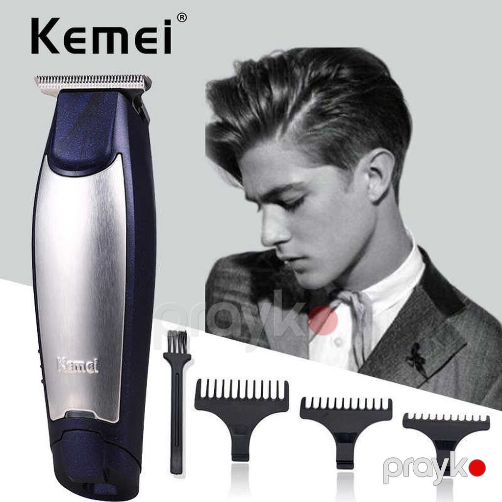 Trimmer Kemei 5021 - 60 Dəqiqə / 1 Sürət / Polad bıçaqlı / Göy rəng — Saç kəsmə maşınları, Bakı (3)