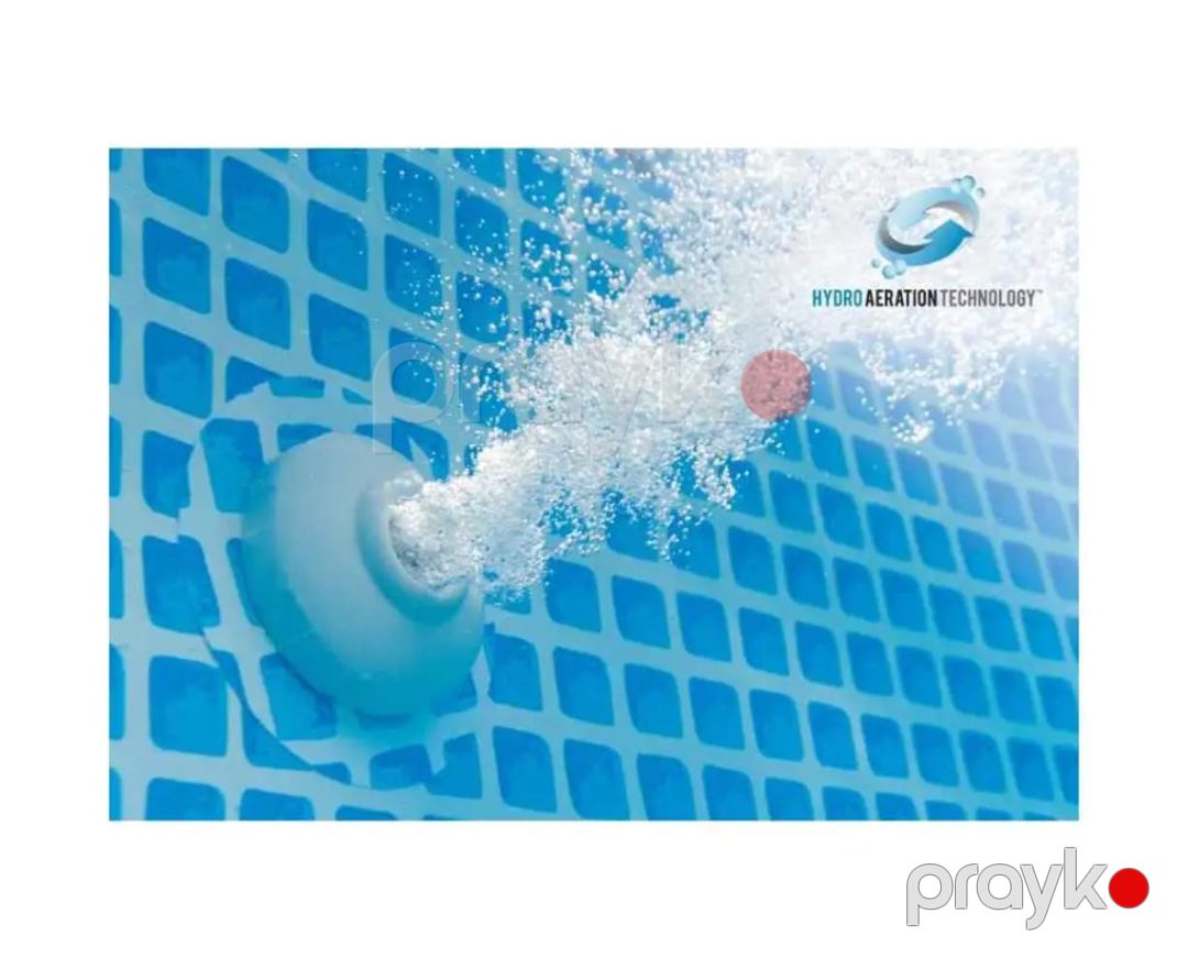 Karkaslı hovuz Intex, boz, 400x200x100sm, 6836 L — Hovuzlar, Bakı (3)