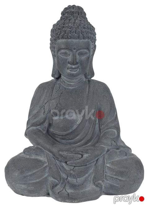 Bağ üçün heykəl Jysk Myre, 24x31x42 sm, boz — Bakı