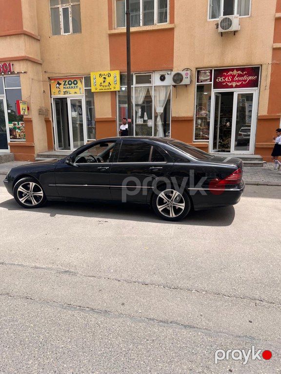 Mercedes S 320, 3.2 L, 2001 il, 350 000 km — Avtomobillər, Bakı (5)