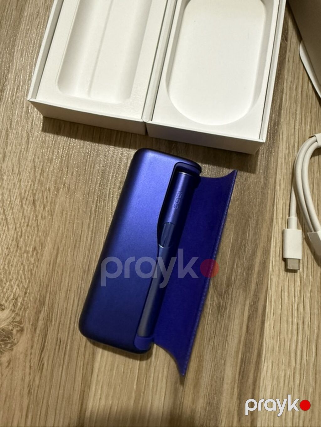 Məhsul: Iqos Iluma Prime – Elektron tütün qızdırma cihazı (mavi) — Elektronik siqaretlər, Bakı (3)