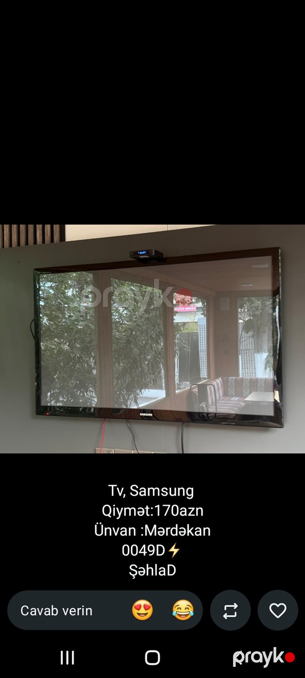 Məhsul: Seyf qapı - Ölçü: 205 x 100 sm - Material: metal, ön paneldə — Pəncərələr, qapılar, balkonlar, Bakı (5)