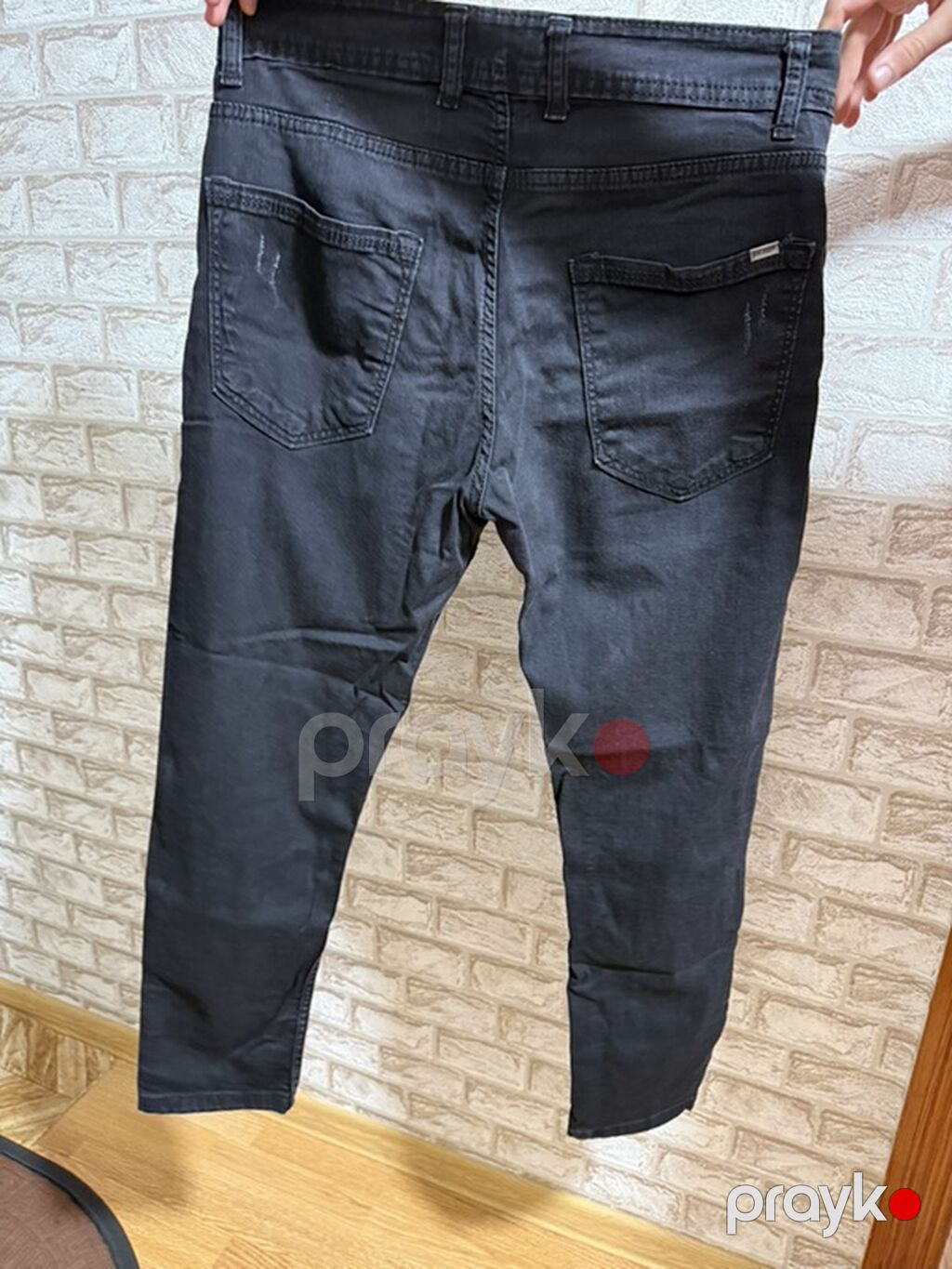Kişi şalvarları – 2 model 1) Tünd boz/qaraya çalan jeans — Şalvar, Sumqayıt (3)