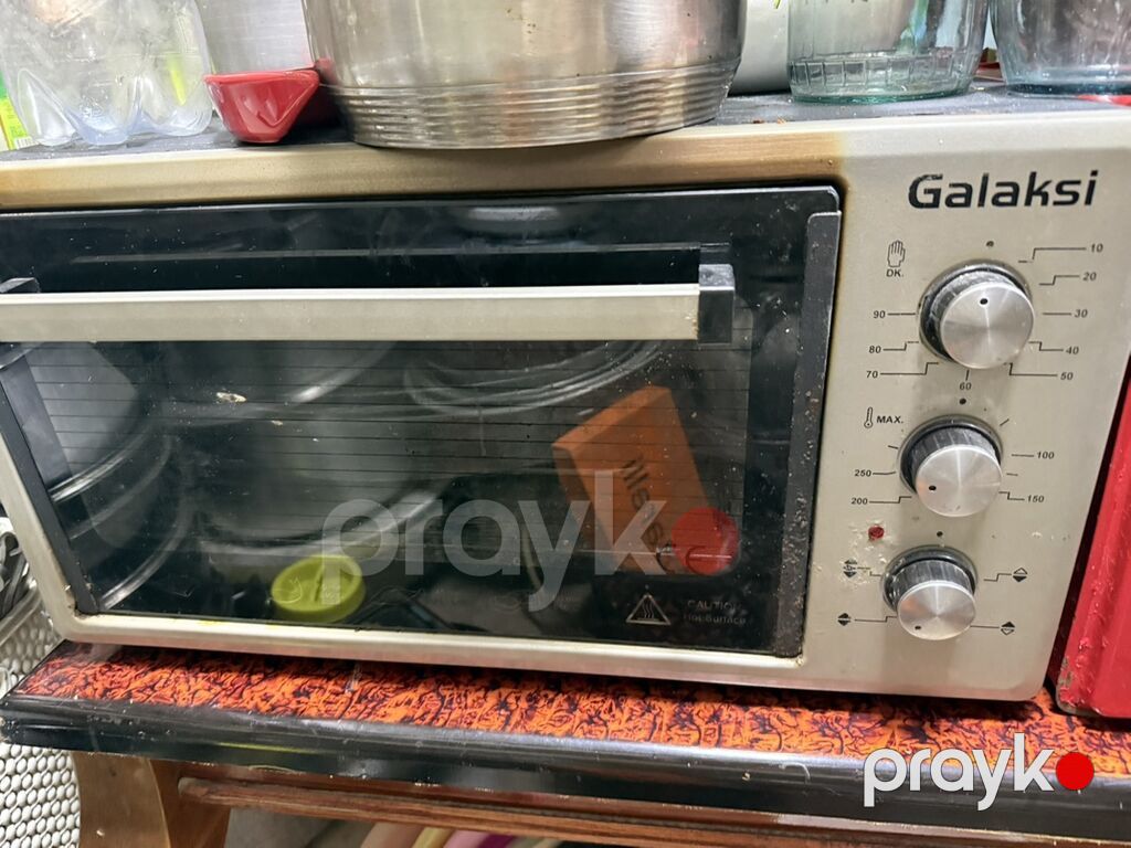 Galaksi elektrik mini soba - Stolüstü elektrik sobası, şüşə qapı və — Masaüstü plitələr, Bakı (3)