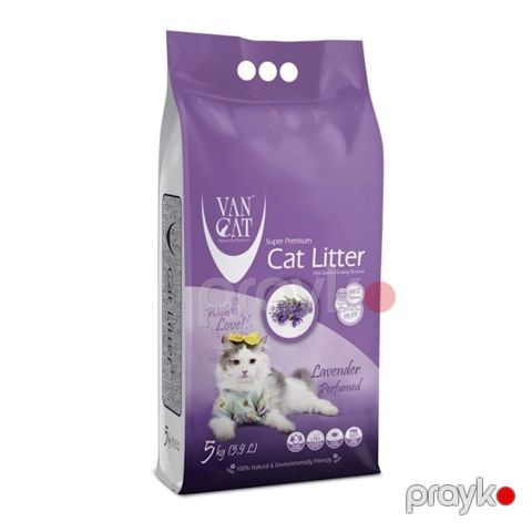 Topalaşan doldurucu Van Cat Super Premium Quality Lavender 5 kq — Bakı