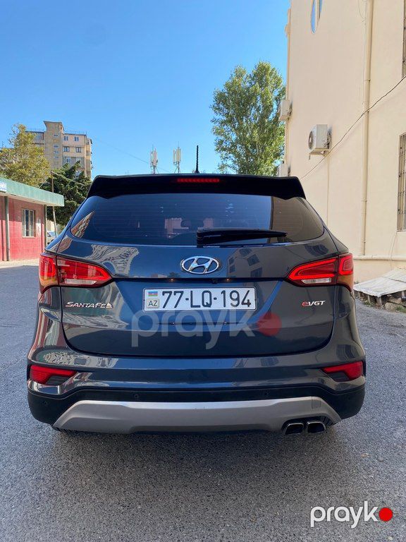 Hyundai Santa Fe, 2.0 L, 2016 il, 282 500 km — Avtomobillər, Bakı (5)