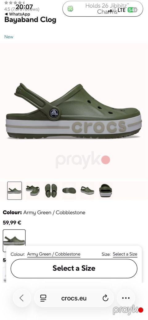 Crocs Bayaband Clog – Army Green/Cobblestone rəngində - İkonik Crocs — Bakı