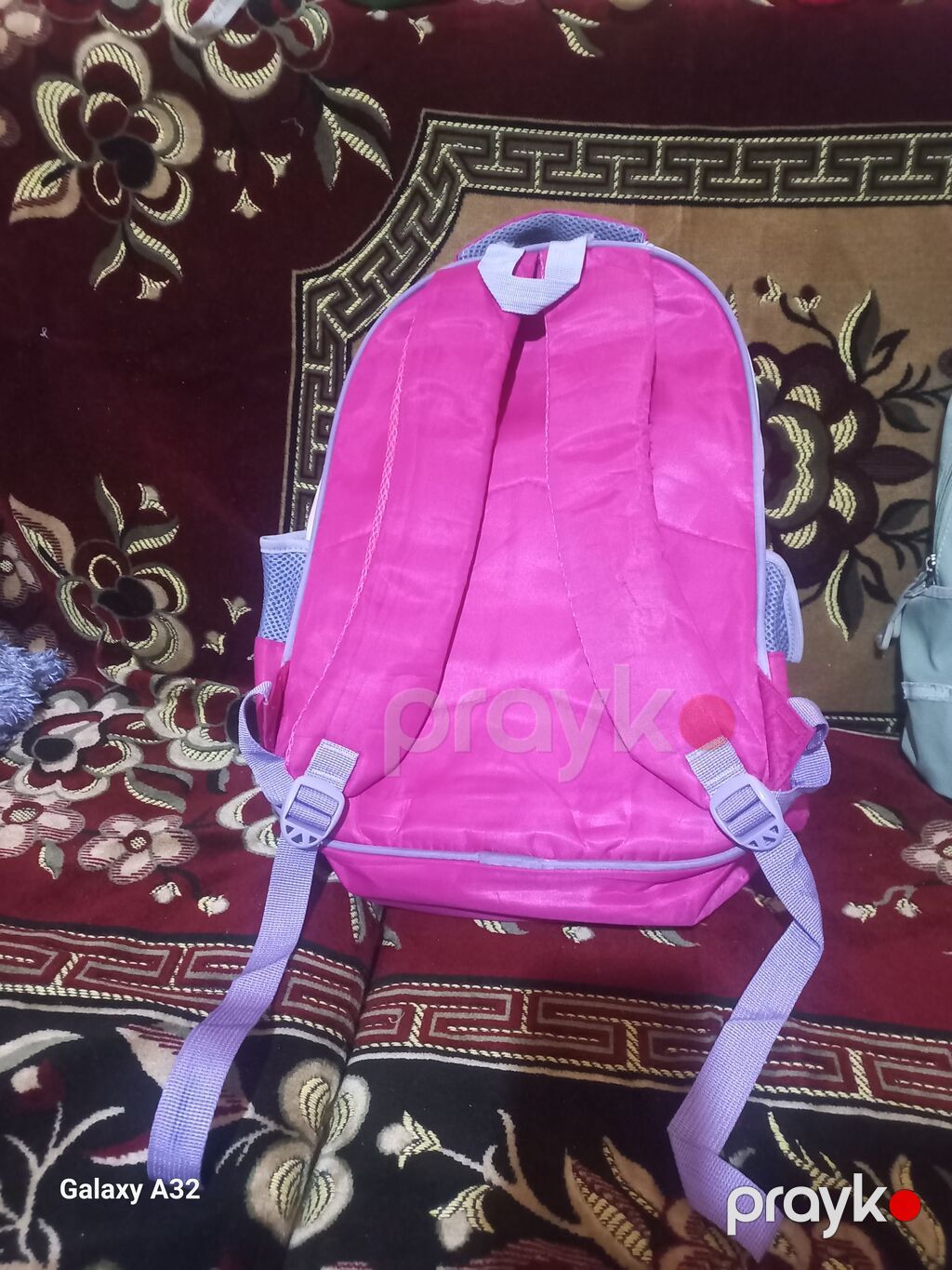 Uşaq məktəb çantası – qızlar üçün - Rənglər: çəhrayı-bənövşəyi — Sırt çantaları, ranelər, çantalar, Bakı (4)