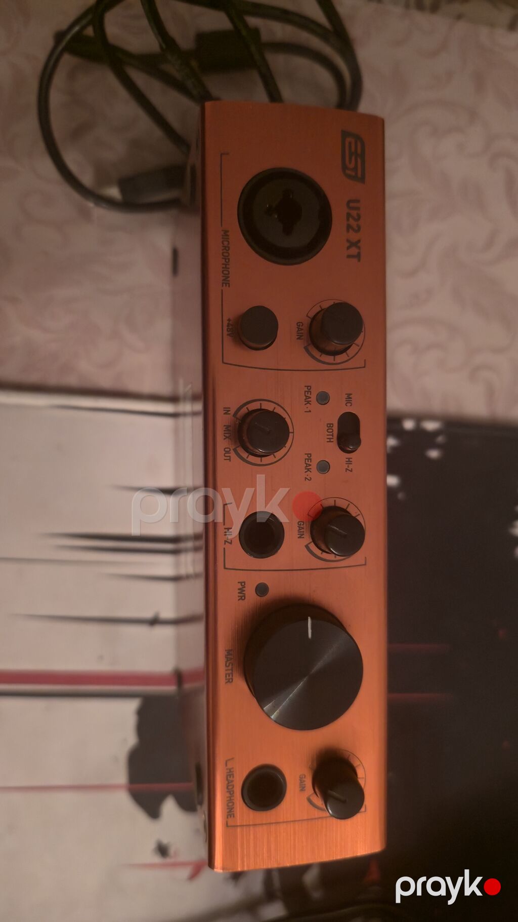 ESI U22 XT USB audio interfeys Salam köçdüyüm üçün cox — Studiya və konsert üçün, Xırdalan (3)