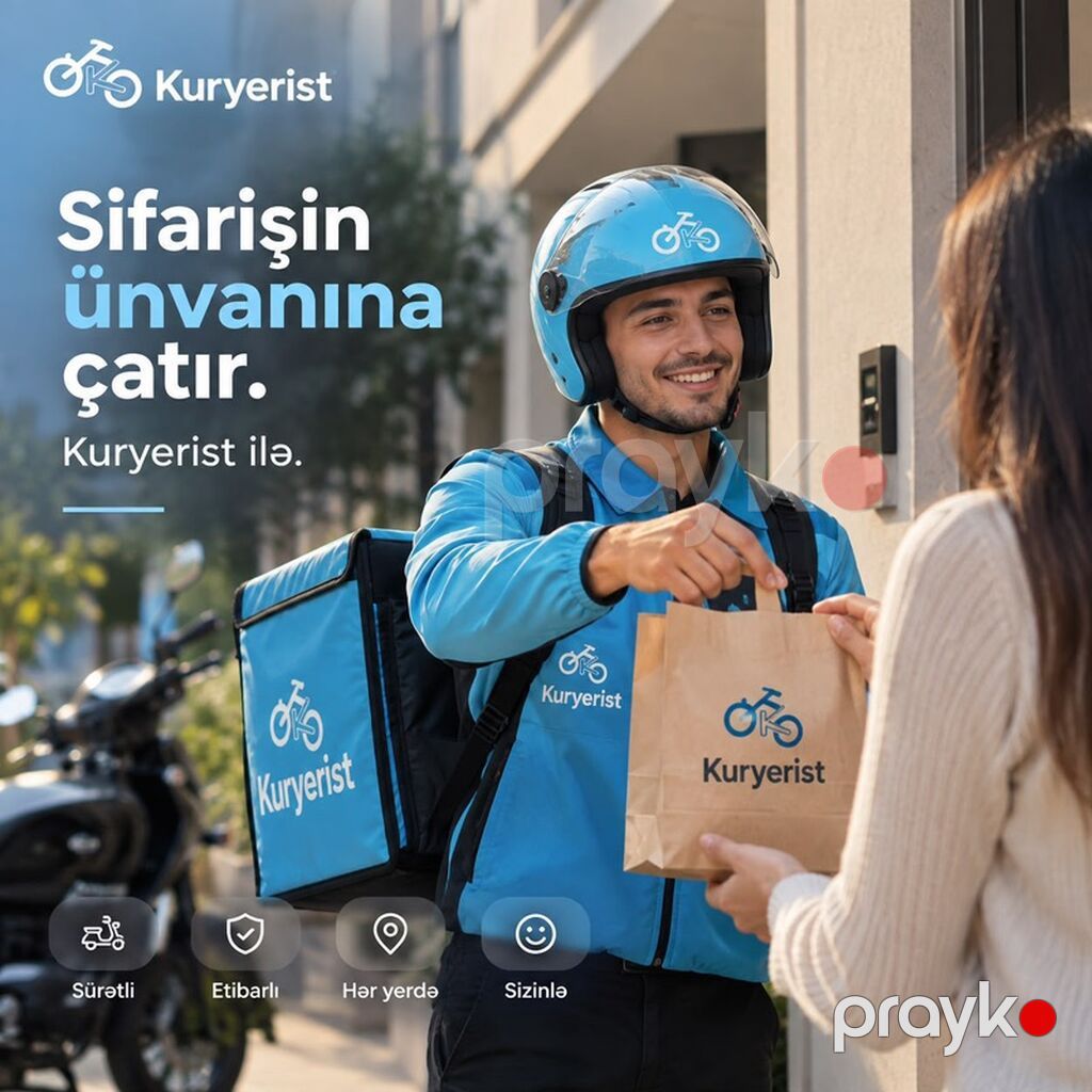 Sürücü-kuryer tələb olunur, Şəxsi nəqliyyat vasitəsi ilə, Gündəlik ödəniş, Təcrübəsiz — Nəqliyyat, logistika, anbar, Bakı (3)