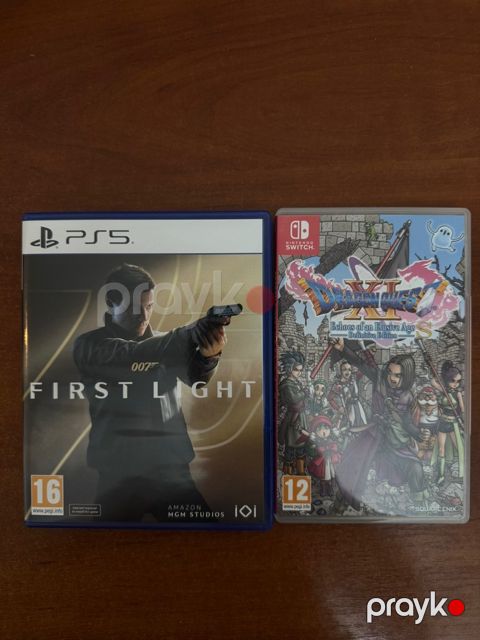 PS 5 oyun diski 007 First Light, Nintendo Switch oyun diski Dragon Guest — Bakı