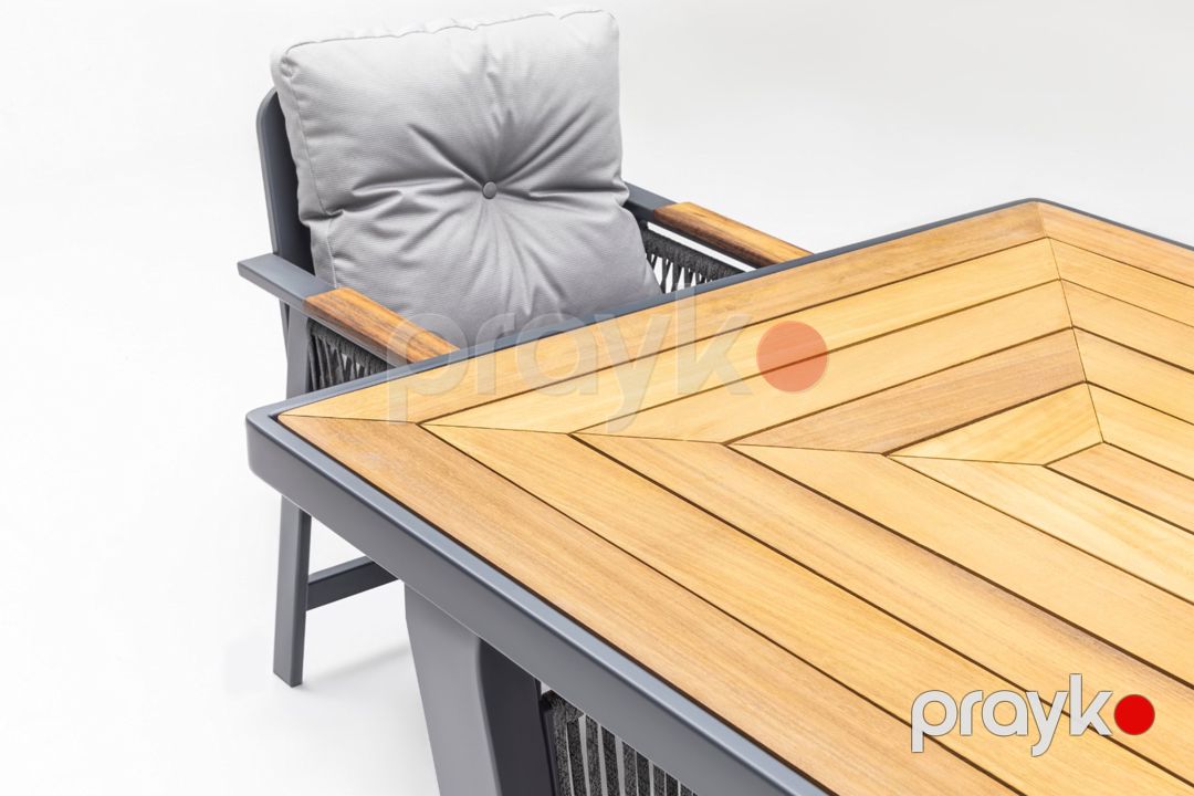Bağ üçün mebel dəsti Terazzi Artemis Plus MY42, 79x220x98 sm, 63x60 sm — Mallar, Bakı (2)