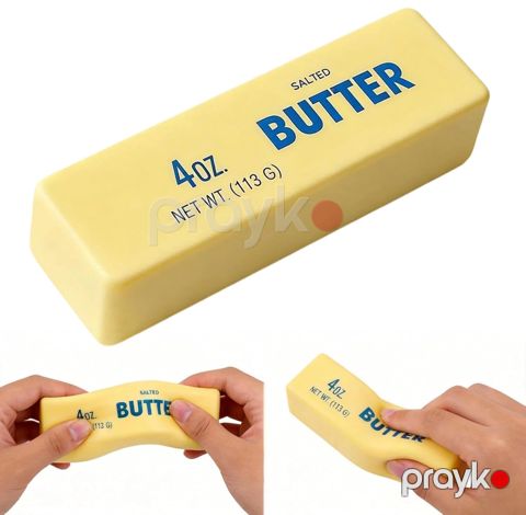 Antistress oyuncaq Butter Squishy, poliuretan, sarı — Bakı