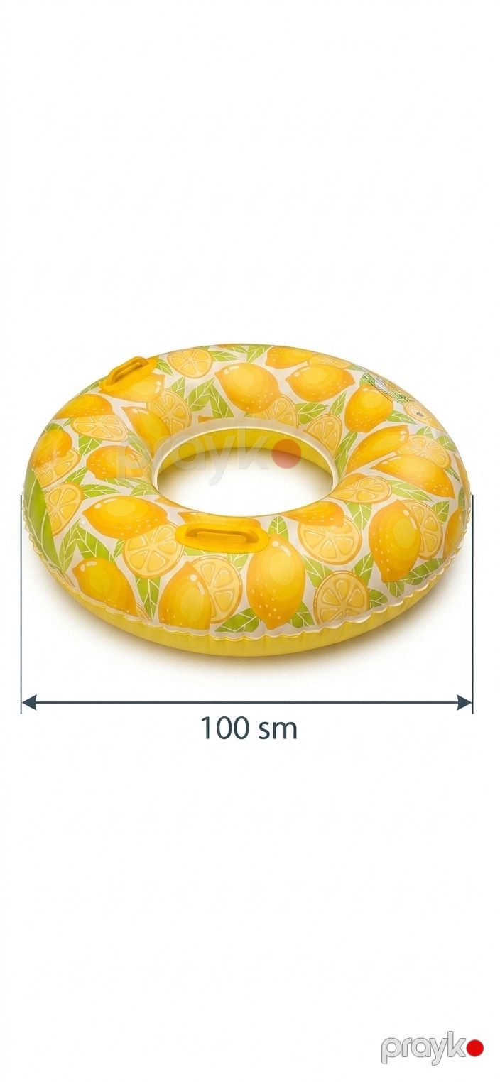 Şişmə halqa DT-lime, 100 sm, sarı — Mallar, Bakı (2)