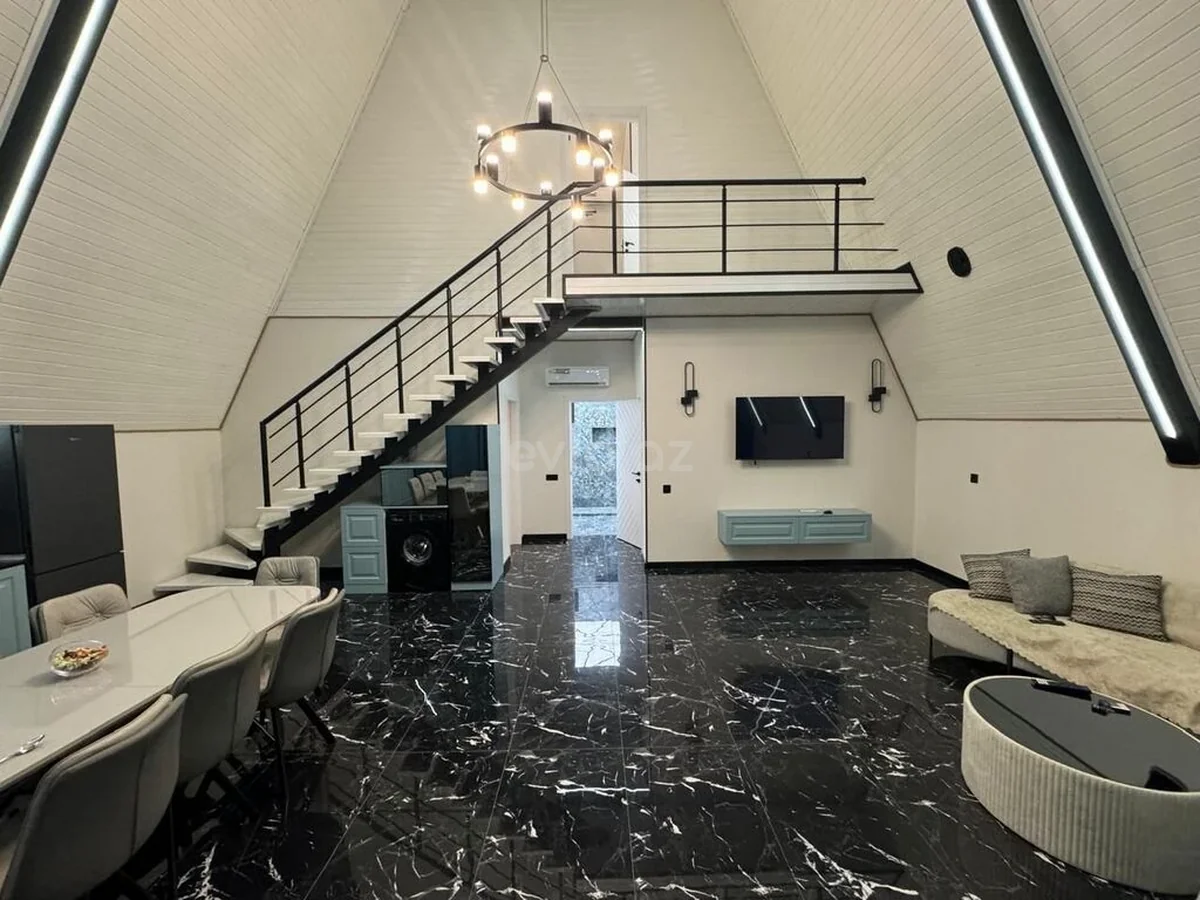 Kirayə 3 otaqlı A-frame Mərdəkan qəsəbəsində — Ev, villa, Bakı (12)