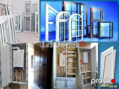 Plastik qapı və pəncərə sifarişi — Bakı