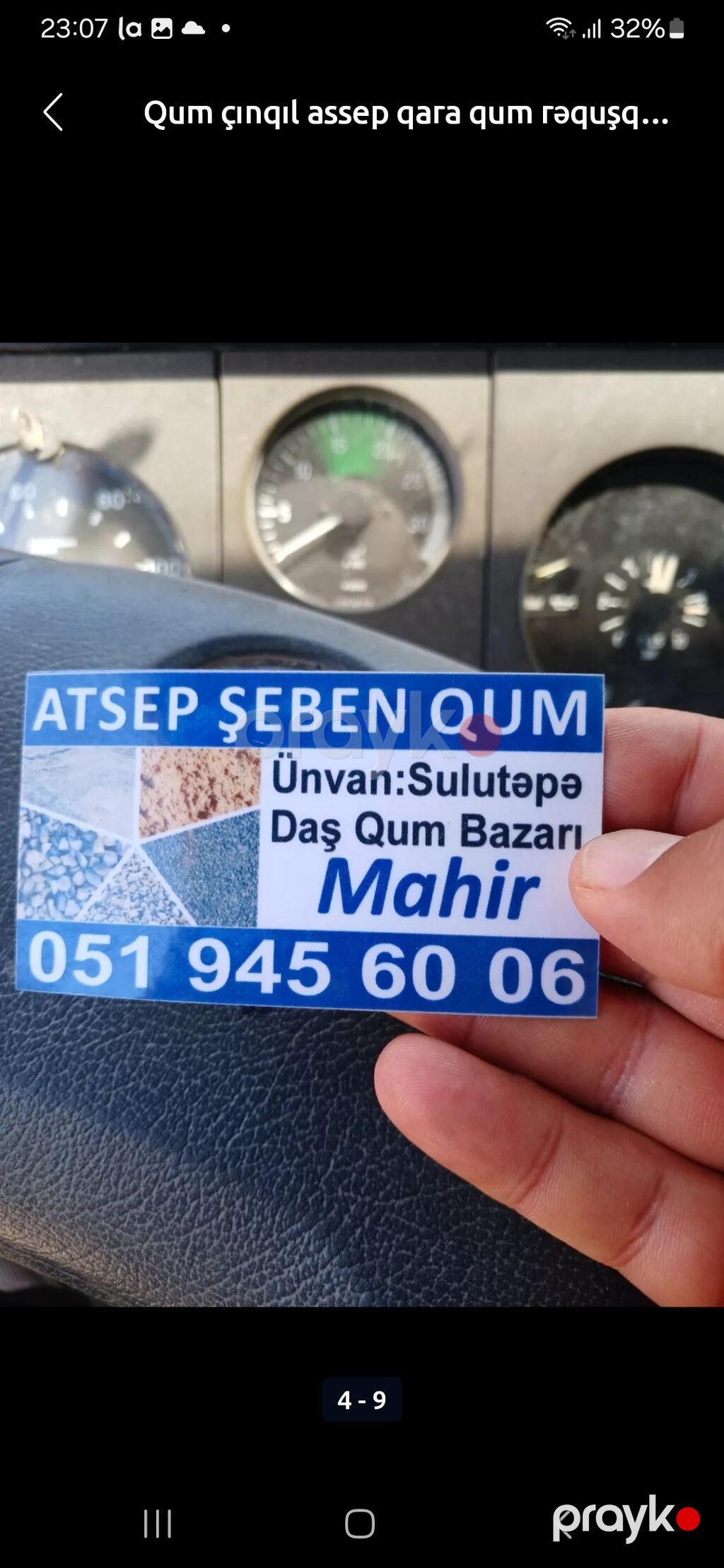 Söküntü tullantı zibil daşınması xidməti — Yük daşıma xidmətləri, Bakı (4)