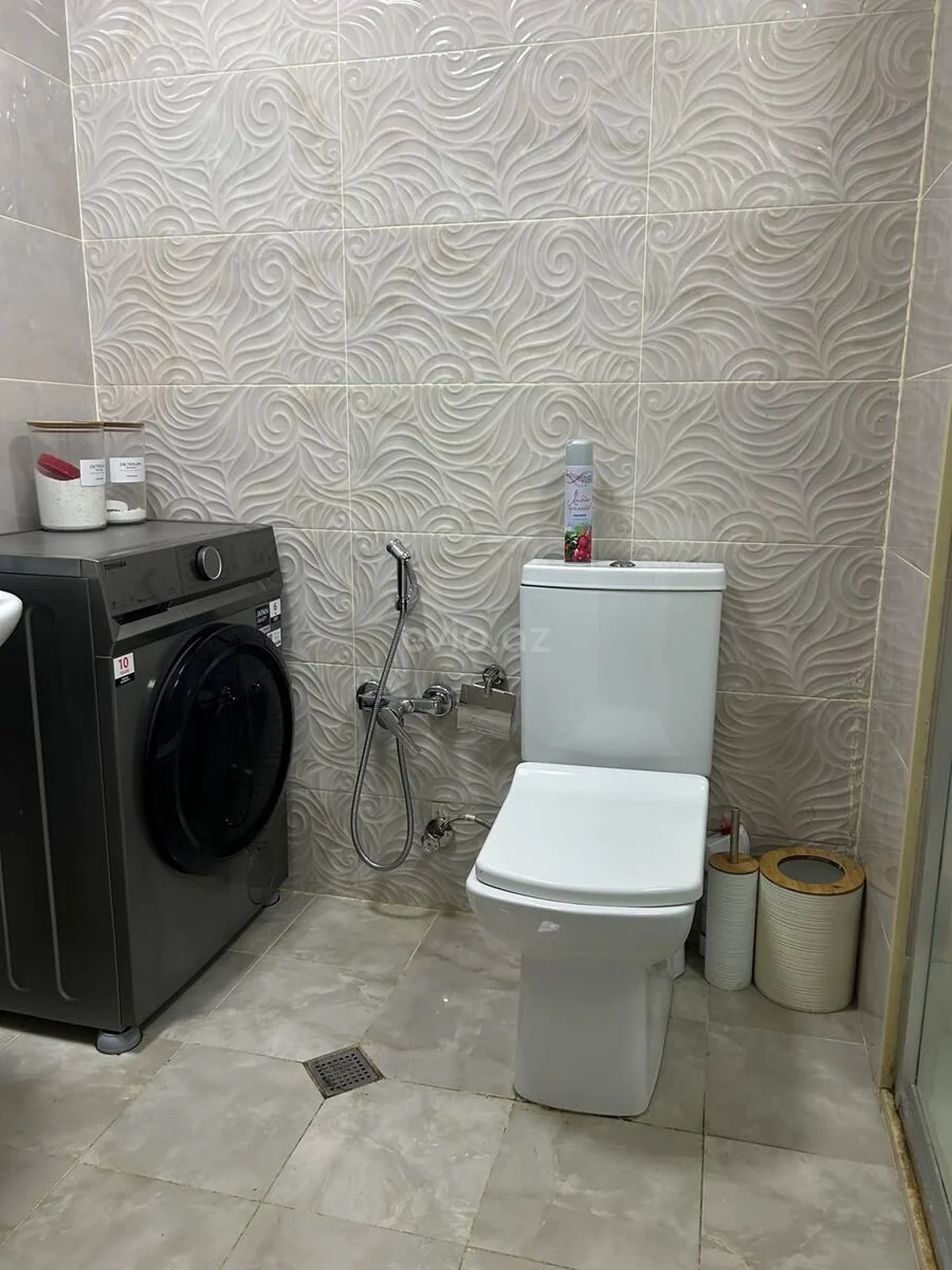 Kirayə 2 otaqlı mənzil Yeni Günəşli qəsəbəsində — Mənzil, Bakı (9)