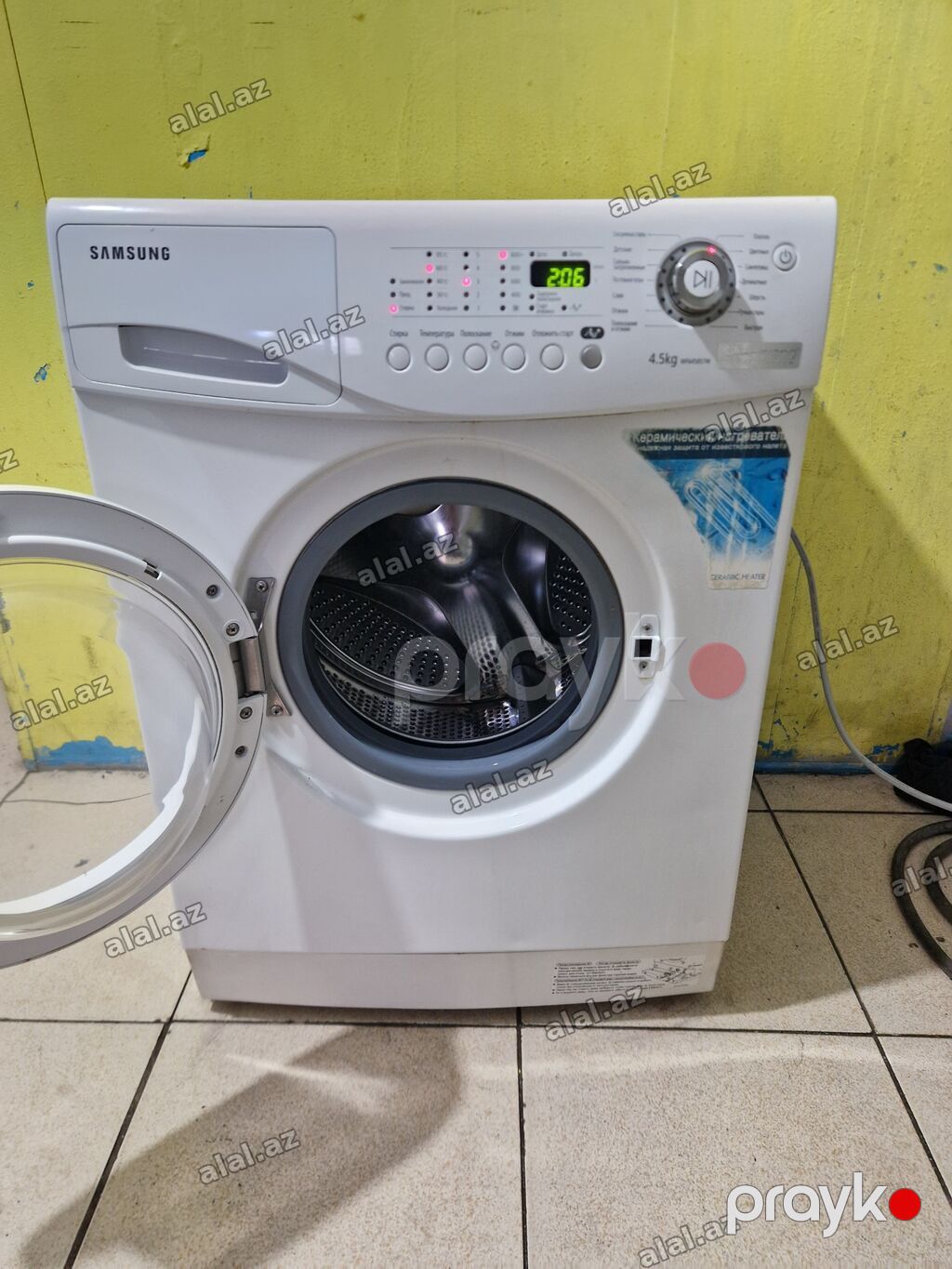 Paltaryuyan maşın Samsung, 5 kq, İşlənmiş, Avtomat, Qurutma var, Kredit yoxdur — Elektronika, Xırdalan (3)