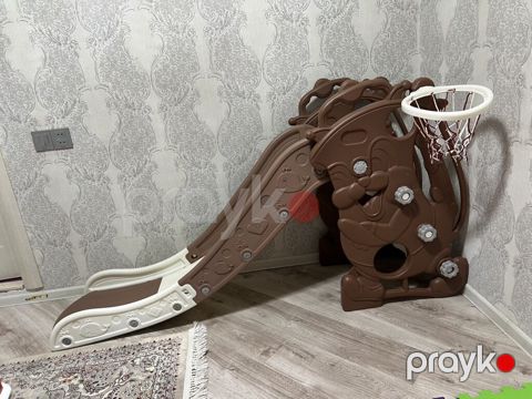 Uşaq üçün ev daxilində istifadə oluna bilən plastik oyun komplekti — Masazır