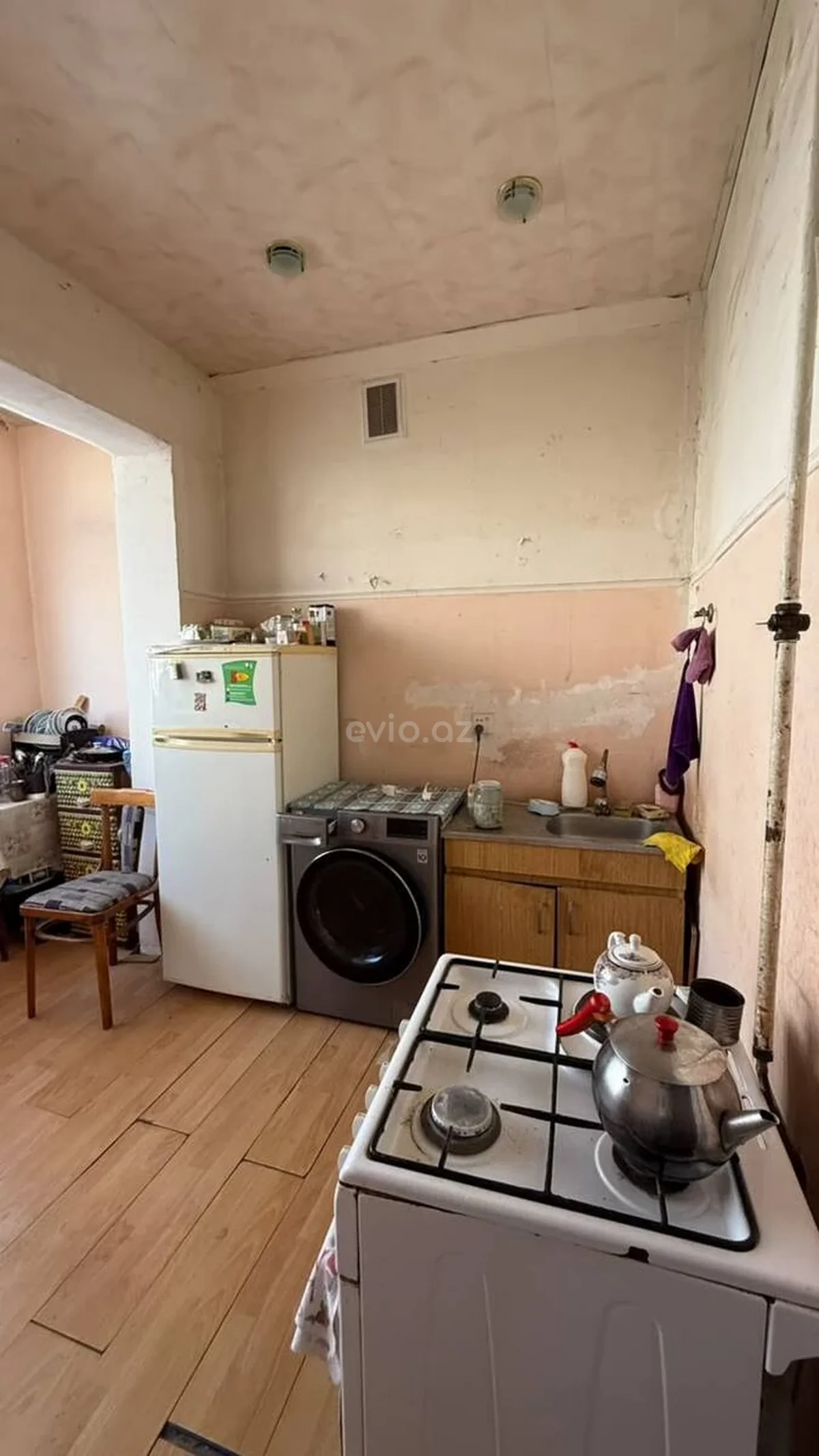 2 otaqlı orta təmirli mənzil satılır Hövsan qəsəbəsində — Mənzil, Bakı (6)