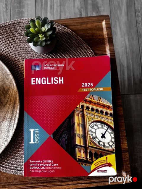 İngilis dili Testlər 11-ci sinif, DİM, 1-ci hissə — Bakı
