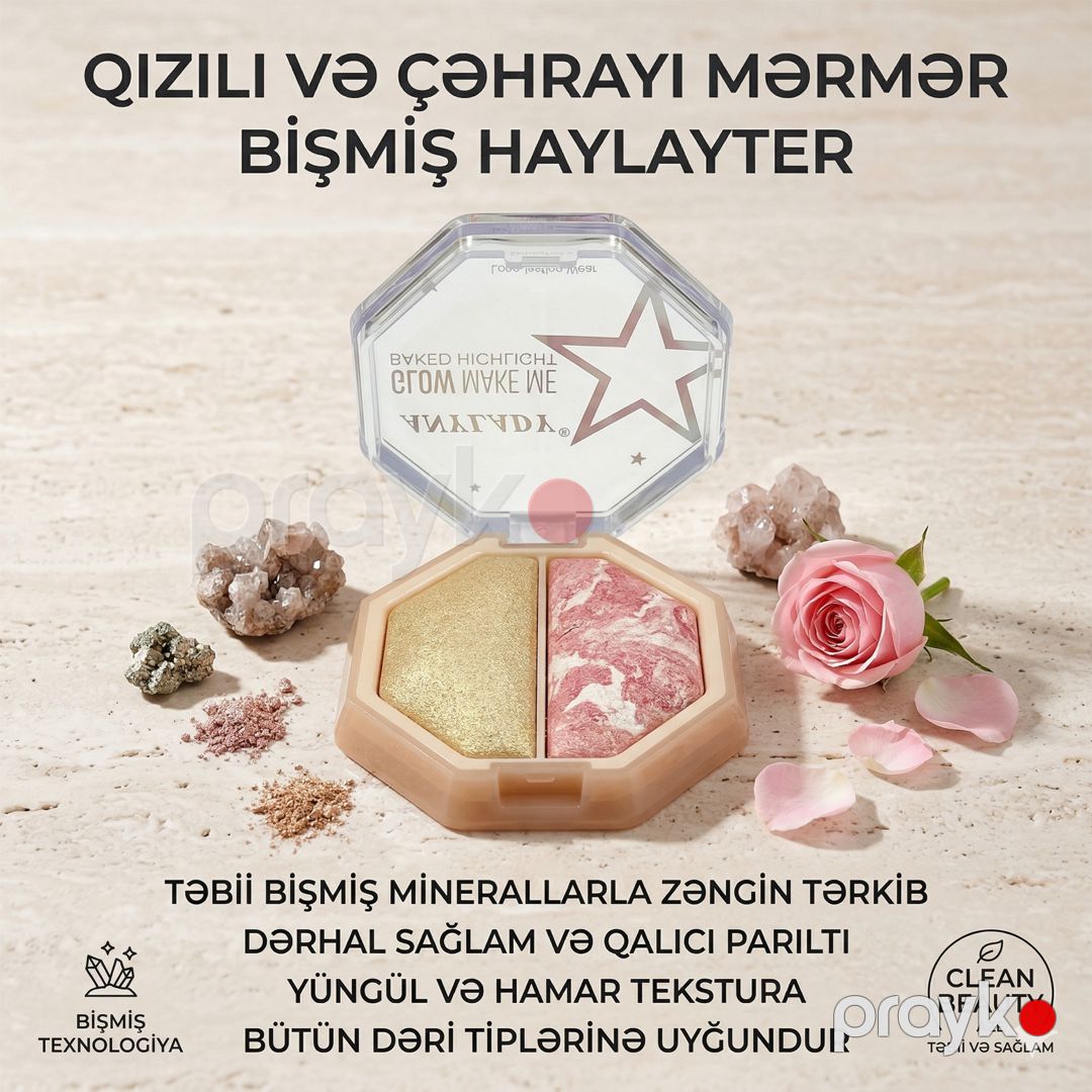 Xaylayter paleti AnyLady Glow Make Me 04, 7 q — Mallar, Bakı (2)