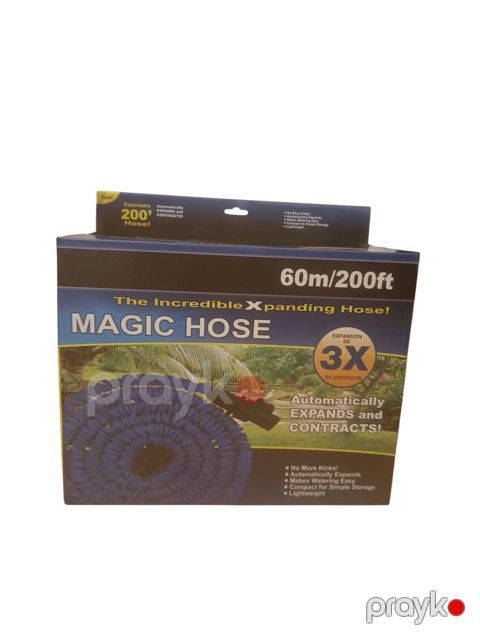 Suvarma üçün şlanq Magic Hose, uzanan, 60 m, göy — Bakı