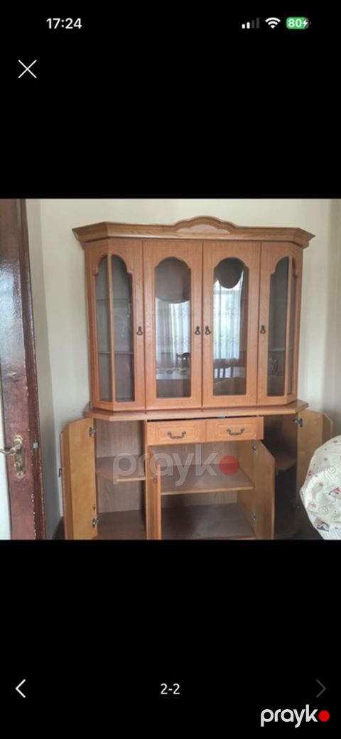 213-155 Qonaq otağı və ya yemək otağı üçün klassik üslubda vitrinli — Bakı
