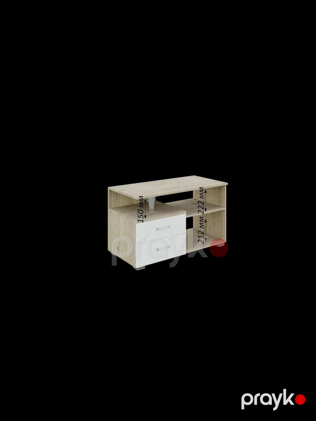 TV üçün tumba 3563_LETNEWBoxLegWhZol, Ldsp, rəngbərəng, 50x43x90 sm — Mallar, Bakı (2)