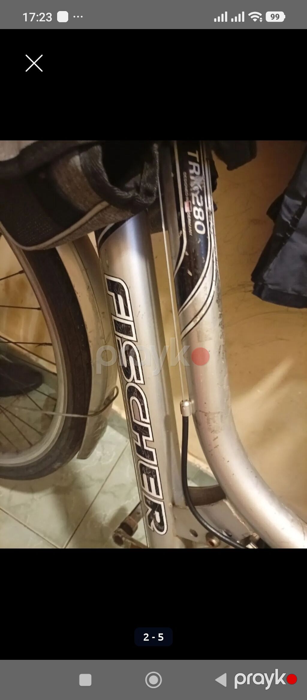 Fıscher TRK 280 şəhər/trek velosipedi - Marka/model: Fıscher TRK 280 — Velosipedlər, Bakı (4)