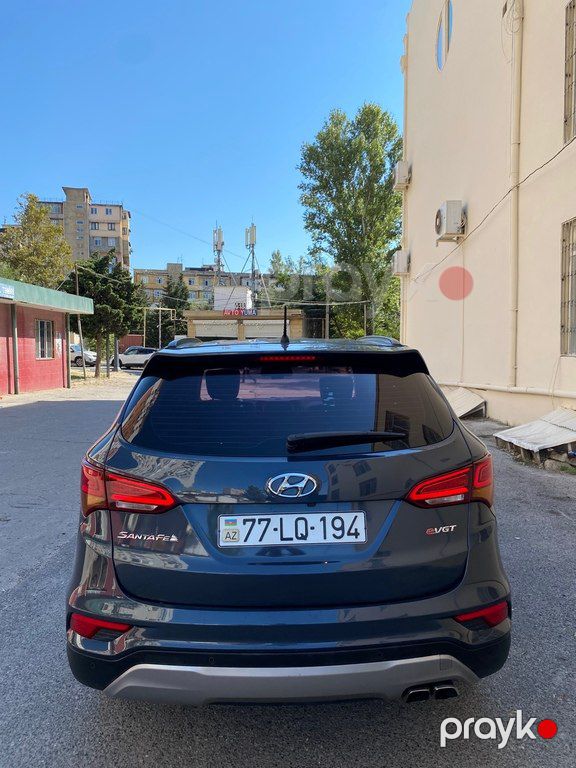 Hyundai Santa Fe, 2.0 L, 2016 il, 282 500 km — Avtomobillər, Bakı (4)
