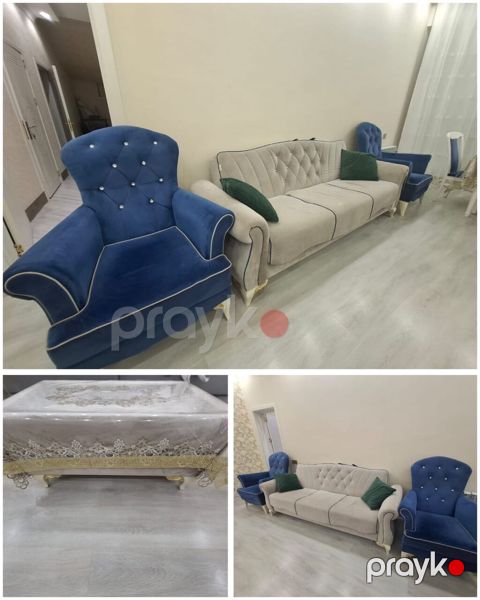 Divan kreslo dəsti 300₼.jurnalnısı var.Divan Açılır.Ünvan — Bakı