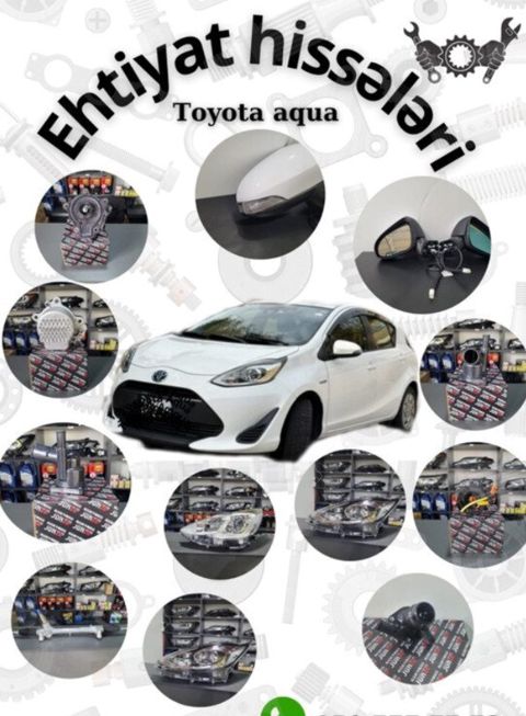"Toyota Aqua" ehtiyat hissələri — Bakı