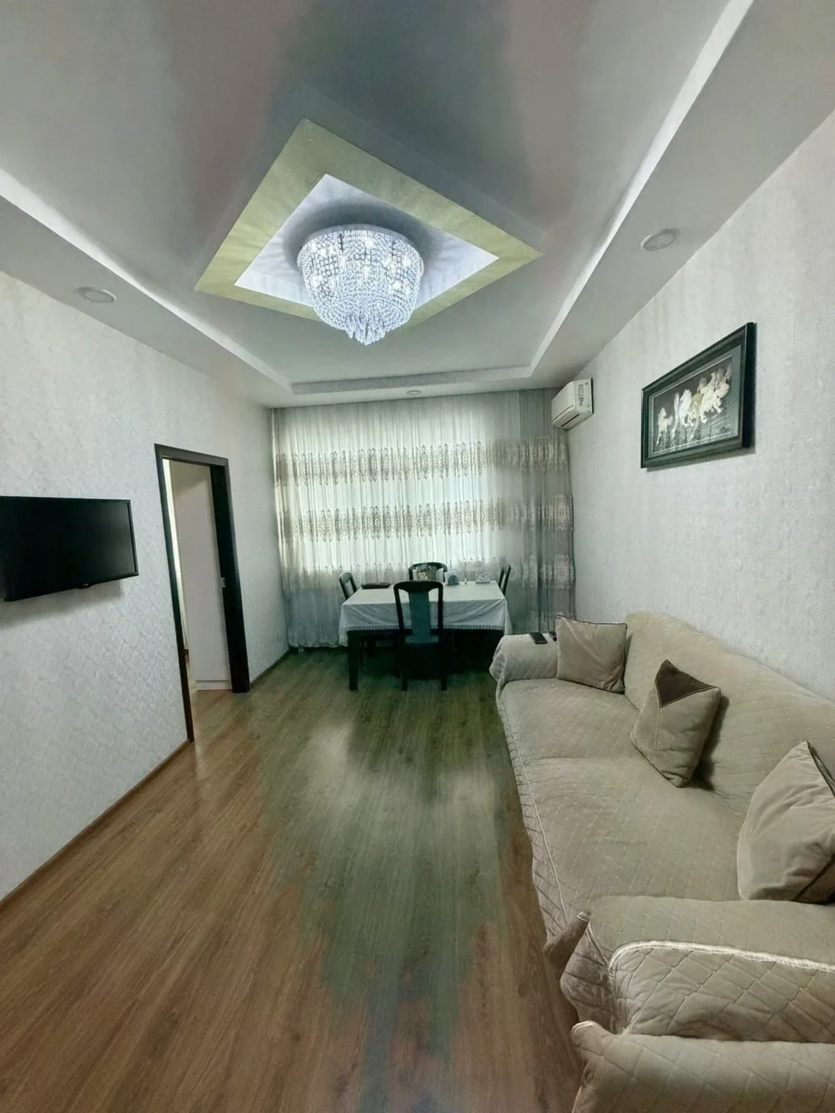2 otaqlı tam təmirli mənzil satılır 1-ci mikrorayonda — Mənzil, Bakı (4)