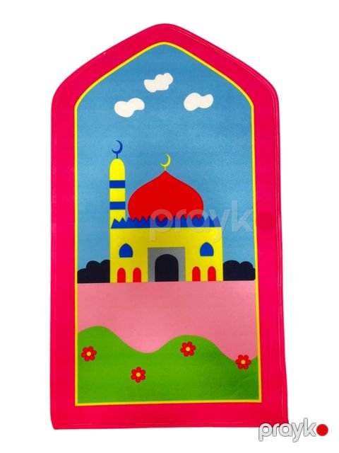 Namaz xalçası uşaqlar üçün UMG_00006, süngərli, 50x70 sm — Bakı