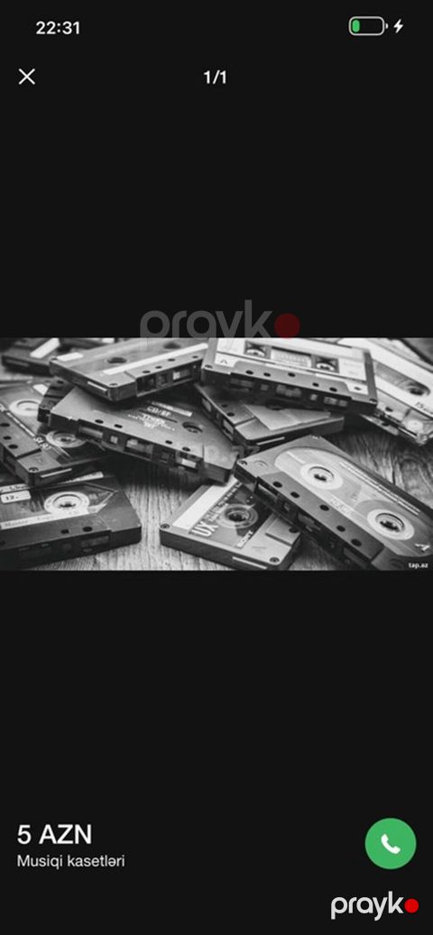 Məhsul: Musiqi kasetləri Təsvir: - Kolleksiya üçün və ya kaset — Gəncə