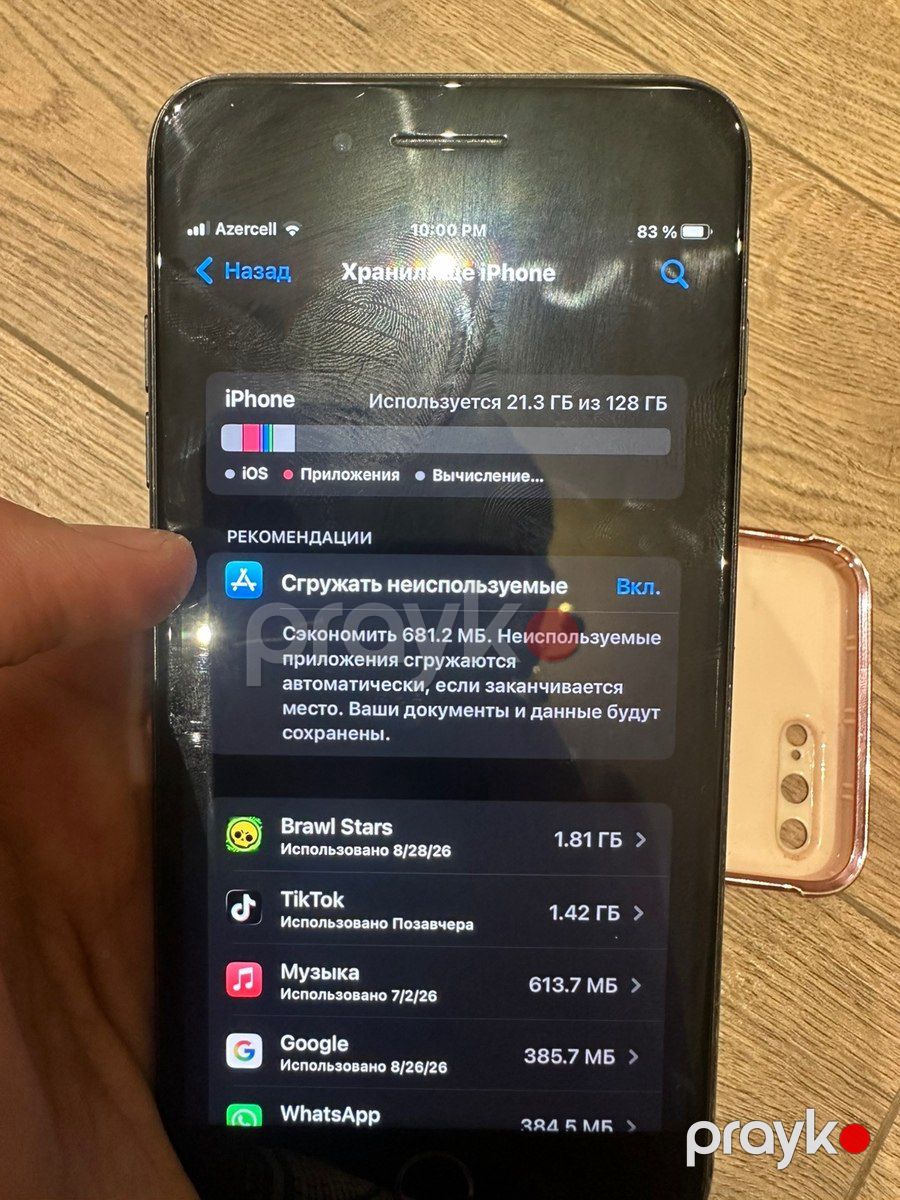 Apple iPhone 7 Plus Jet Black 128GB — Smartfonlar, Bakı (4)