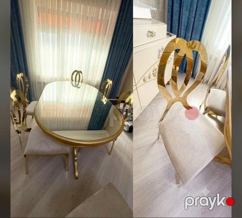 Qonaq otağı üçün, İşlənmiş, Açılmayan, Oval masa, 6 stul — Bakı