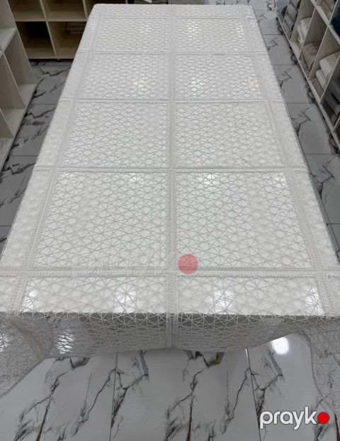 Süfrə Annaberry, gipür, 160x300 sm, ağ — Bakı