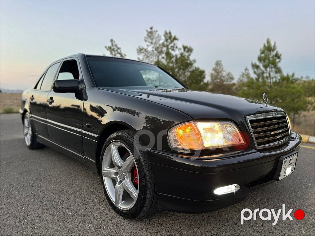 Mercedes C 200, 2.0 L, 1997 il, 555 584 km — Avtomobillər, Şirvan (8)