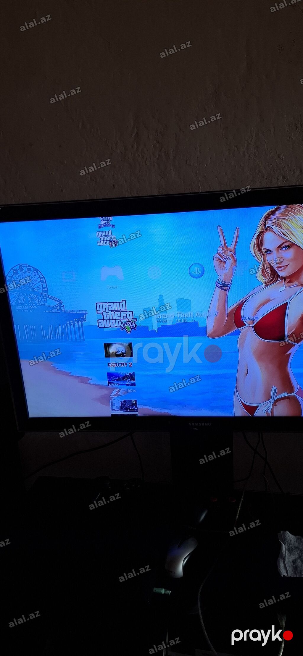 Ps3 super slim. Yaddaş 500 GB. heç bir problemi yoxdu. 2 ədəd orjinal — Elektronika, Şəmkir (4)