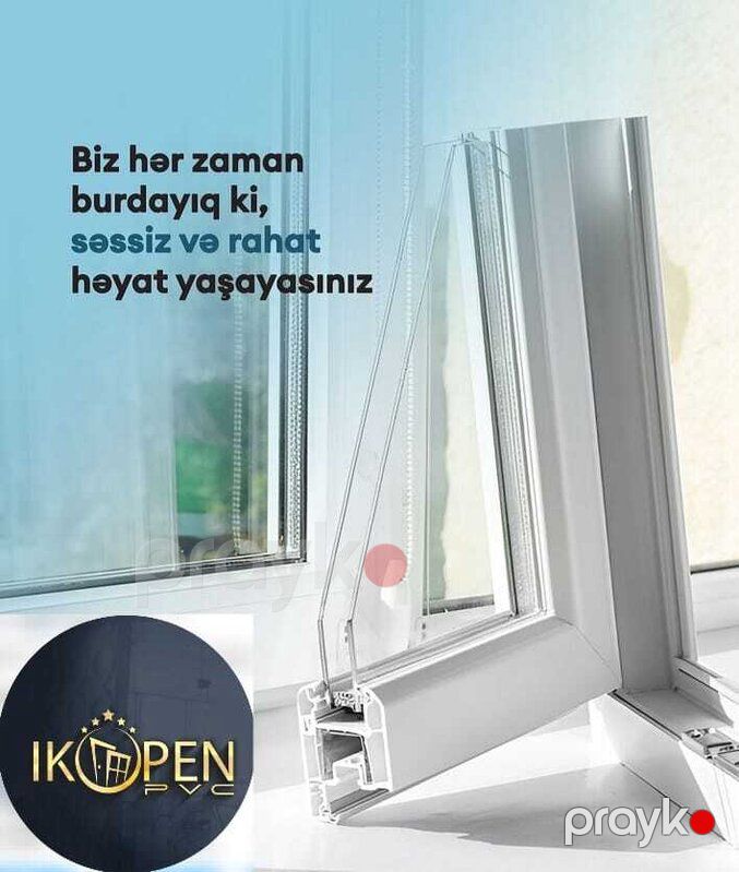 Plastik qapı-pəncərə sistemləri — Pəncərələr, qapılar, balkonlar, Bakı (2)